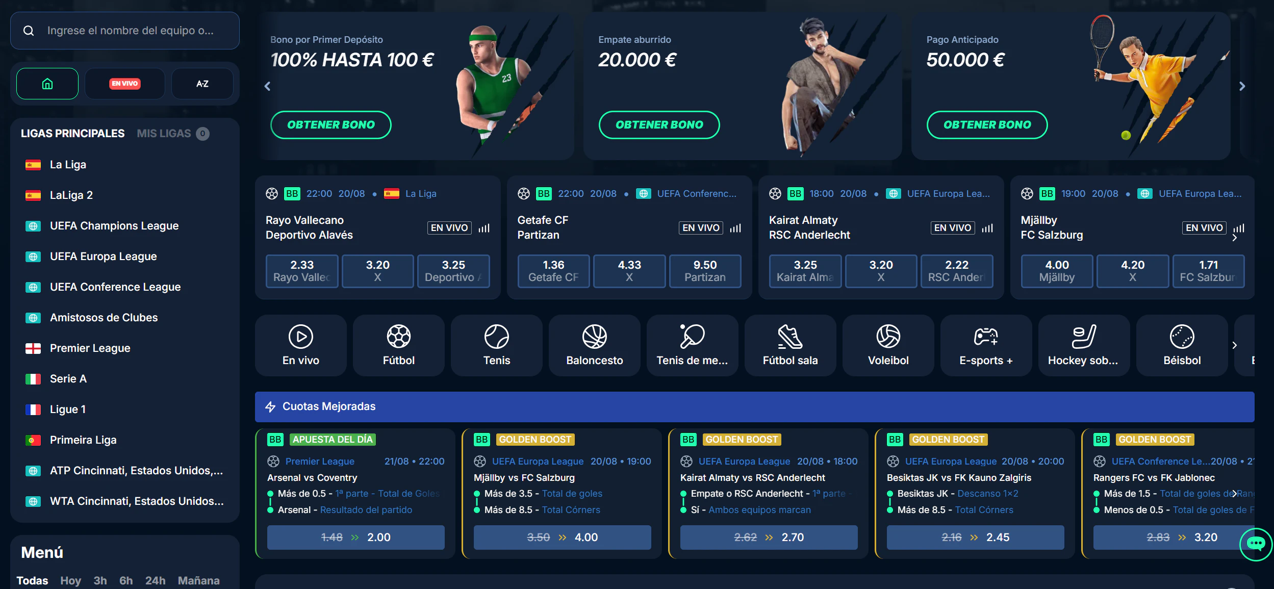 Apuestas deportivas y eSports en España
