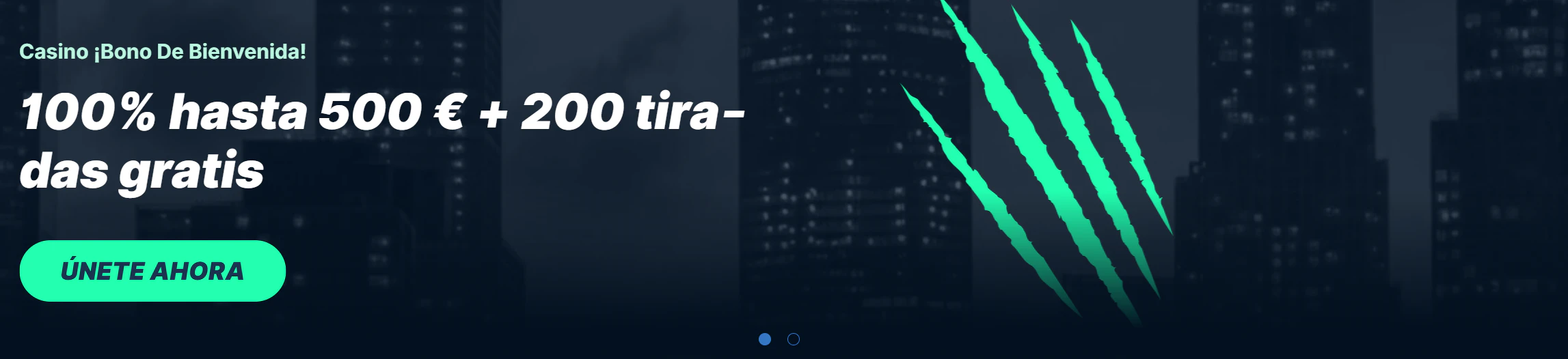 Bono de bienvenida: casino y deportes