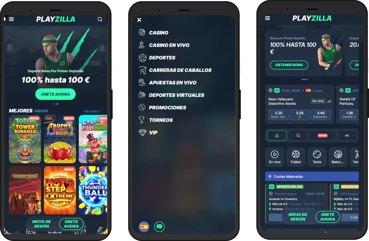 Juega desde el móvil, sin descargas
